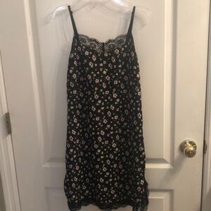 dELiA*s Black & Pastel Floral Nightie🍒